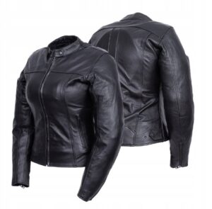 DAMSKA KURTKA SKÓRZANA MOTOCYKLOWA RAWGIRL RYPARD KSD022 r M