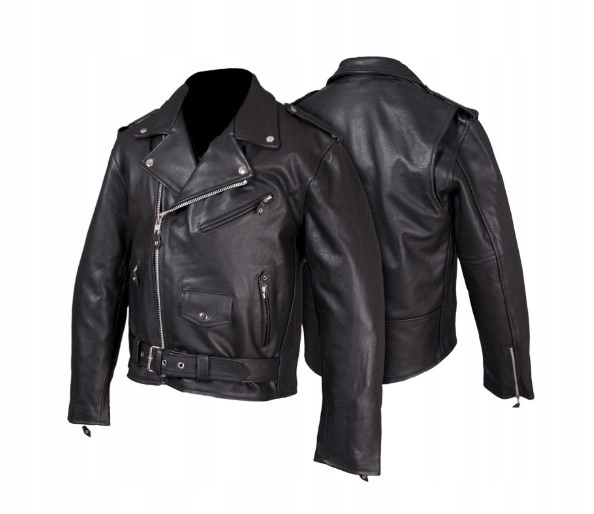 MĘSKA KURTKA SKÓRZANA MOTOCYKLOWA RAMONESKA RYPARD KSM006 r 5XL