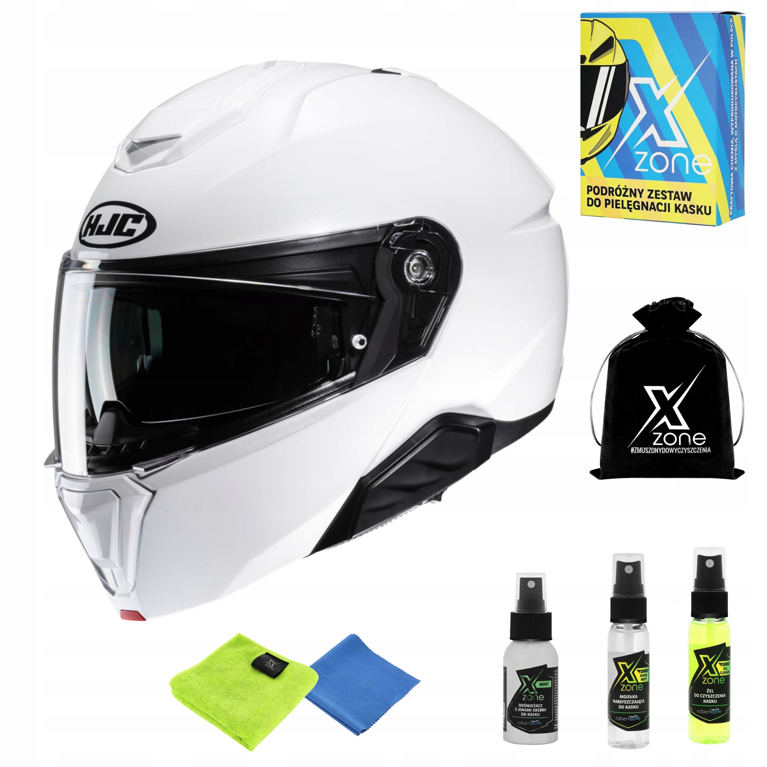 Kask motocyklowy SZCZĘKOWY HJC i91 r S + GRATIS