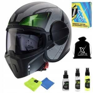 MOTOCYKLOWY KASK OTWARTY JET CABERG GHOST X VYRUS r L + Gratis