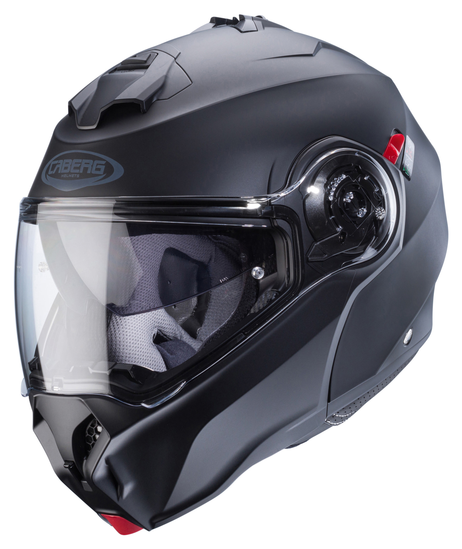 KASK SZCZĘKOWY CABERG DUKE EVO MOTOCYKLOWY CZARNY MAT r S