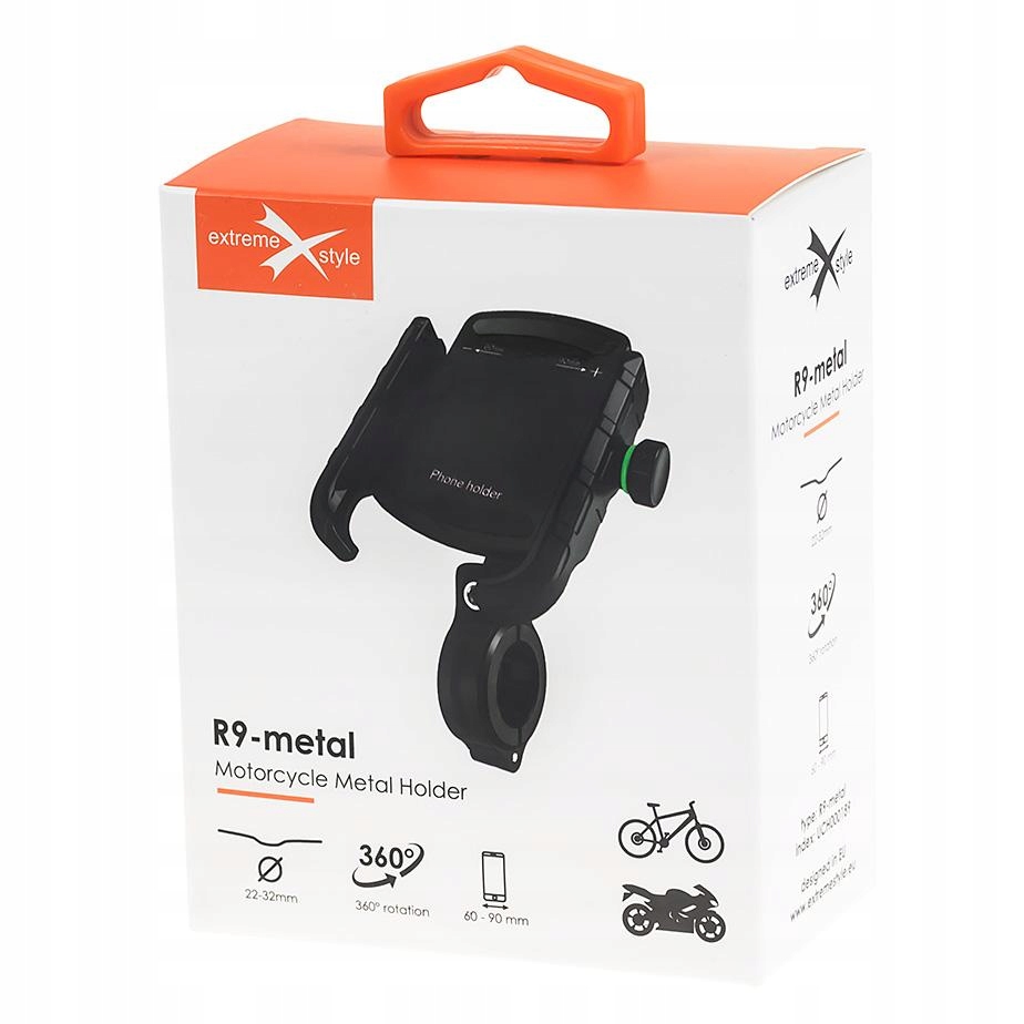 Uchwyt motocyklowy na telefon - R9-metal
