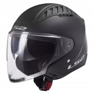 OTWARTY KASK MOTOCYKLOWY LS2 OF600 czarny mat JET r S