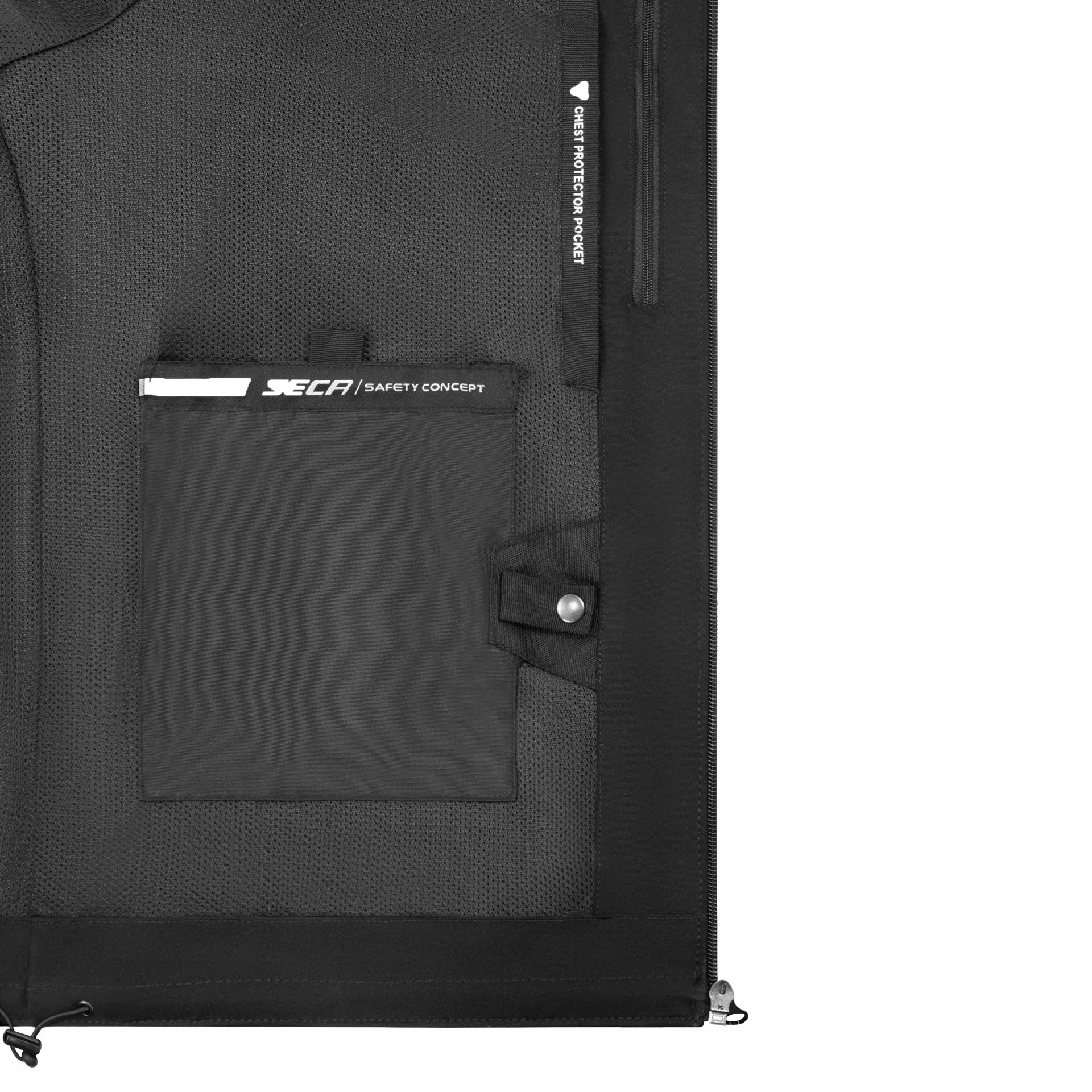 Kurtka softshell laminowana Motocyklowa SECA DISTRICT BLACK r 2XL - obrazek 8