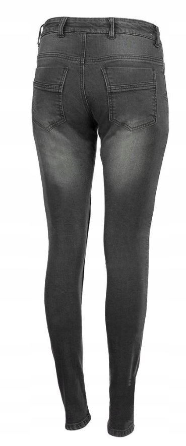 Jeansy spodnie motocyklowe Seca Athena Czarne r 30 - obrazek 2